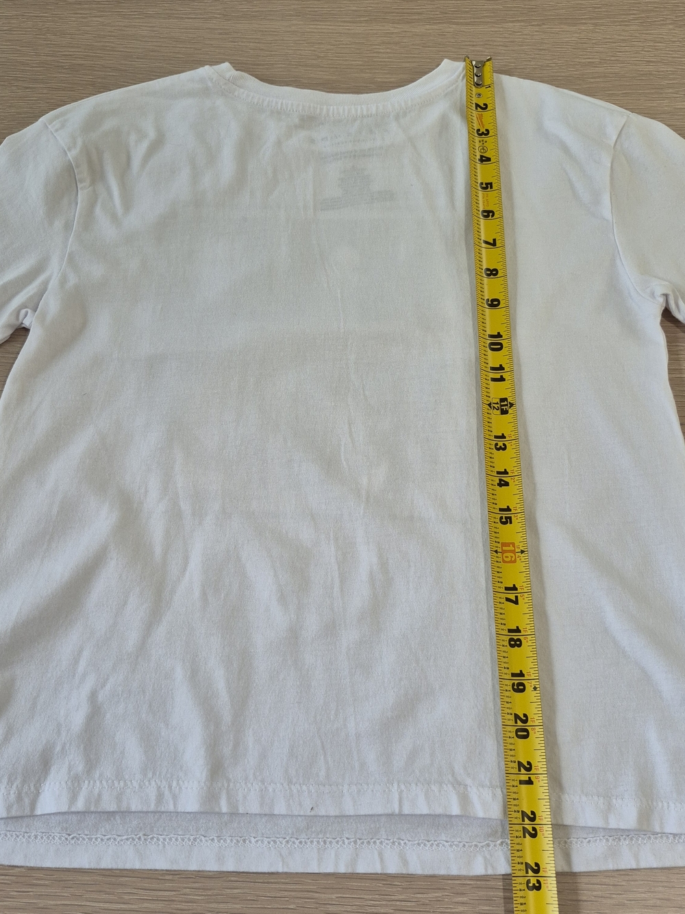 White Graphic Crewneck T-Shirt - TV Cast Yearbook Motif - Picture 8 of 8
